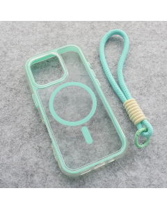 Maska za iPhone 16 Pro Mag Case Grip and Go zelena