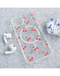 Maska za iPhone 15 Sweet Cherry Mag Case Nanobit Print