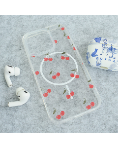 Maska za iPhone 16 Pro Max Sweet Cherry Mag Case Nanobit Print - 620195