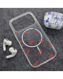 Maska za iPhone 17 Pro Sweet Cherry Mag Case Nanobit Print