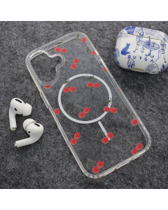 Maska za iPhone 17 Sweet Cherry Mag Case Nanobit Print