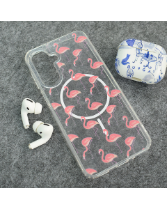 Maska za Samsung A17 5G/ A175F Tropical Flamingos Mag Case Nanobit Print
