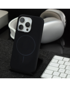 Maska za iPhone 16 midnight black Mag Case Nanobit Pure - 620017