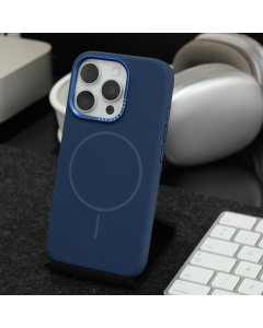 Maska za iPhone 16 navy blue Mag Case Nanobit Pure - 620016