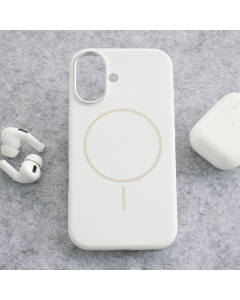 Maska za iPhone 16 pearl white Mag Case Nanobit Pure - 620019