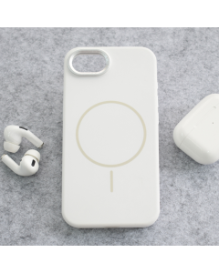 Maska za iPhone 16e pearl white Mag Case Nanobit Pure - 620034