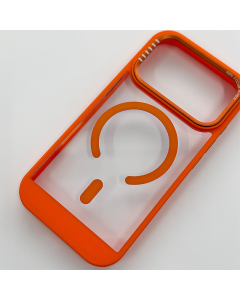 Maska za iPhone 17 Pro Mag Case Orange Frame Graphic