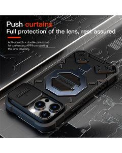 Maska za iPhone 14 Pro Max Bibercas Matrix crna - 611252