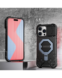 Maska za iPhone 15 Pro Max Bibercas Matrix crna