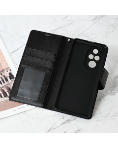 Maska za Honor 200 Pro na preklop Hanman Mill crna