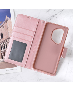Maska za Honor 400 Pro na preklop Hanman Mill roze - 618324