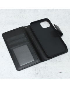 Maska za iPhone 14 na preklop Hanman Mill crna - 059724