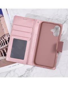 Maska za iPhone 16 na preklop Hanman Mill roze - 614137