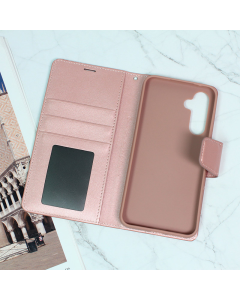 Maska za Samsung A54 5G/ A546B na preklop Hanman Mill roze - 059735