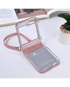 Maska za Samsung Galaxy Z Flip 6/ F741B na preklop Hanman Mill roze - 613584