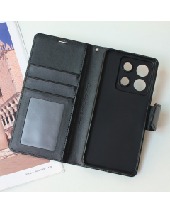 Maska za Xiaomi Redmi Note 13 Pro 5G (EU) na preklop Hanman Mill crna - 606223