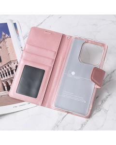 Maska za Xiaomi Redmi Note 14 4G na preklop Hanman Mill roze - 617458