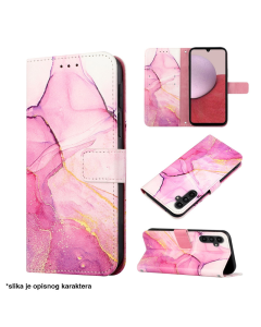 Maska za Samsung A15 4G/ A155F/ A15 5G/ A156B na preklop Marble pink - 613845