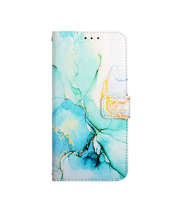 Maska za Samsung A17 5G/ A175F tirkiz na preklop Marble - 620626