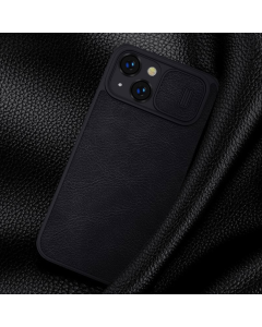 Maska za iPhone 14 na preklop Nillkin Qin Pro crvena - 057427