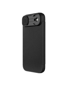 Maska za iPhone Air na preklop Nillkin Qin Pro crna