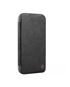 Maska za iPhone 16 na preklop Nillkin Qin Prop crna - 513501
