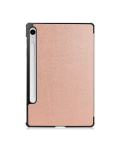 Maska za Samsung Tab S10 Lite/ X406B na preklop Tablet Stripes roze