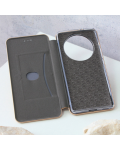 Maska za Honor Magic 5 Lite/ X9a na preklop Teracell Flip Premium zlatna