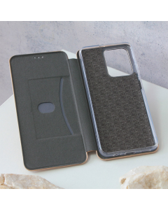 Maska za Honor X7a na preklop Teracell Flip Premium zlatna - 059075