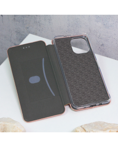 Maska za Huawei Nova Y61 na preklop Teracell Flip Premium roze zlatna - 058566