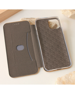 Maska za iPhone 15 Plus na preklop Teracell Flip Premium zlatna