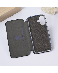 Maska za iPhone 16 na preklop Teracell Flip Premium crna - 613291
