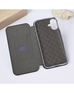 Maska za iPhone 16 Plus na preklop Teracell Flip Premium crna - 613292