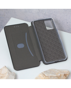 Maska za Motorola Edge 30 Neo na preklop Teracell Flip Premium crna - 059102