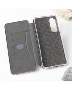 Maska za Vivo Y17s na preklop Teracell Flip Premium roze zlatna