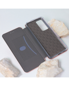 Maska za Xiaomi 12T/ 12T Pro/ K50 Ultra na preklop Teracell Flip Premium roze zlatna - 058017