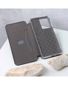 Maska za Xiaomi Redmi Note 12 Pro 5G (EU) na preklop Teracell Flip Premium crna - 600165