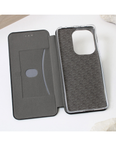 Maska za Xiaomi Redmi Note 13 Pro 4G (EU) na preklop Teracell Flip Premium crna - 611133