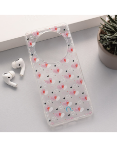 Maska za Honor Magic 6 Lite/ X9b 5G Hearts Nanobit Print - 611238