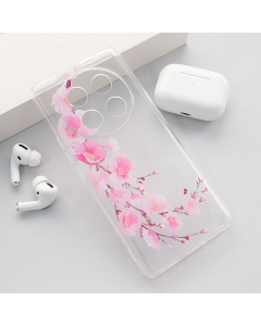Maska za Honor Magic 7 Lite/ X9c 5G Cherry Blossom Nanobit Print - 617221-1
