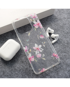 Maska za Honor X6b Nanobit Print Pink Mangolia Flowers - 619211