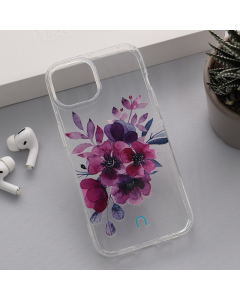 Maska za iPhone 13 Flowers Nanobit Print - 611241