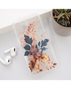 Maska za iPhone 13 Golden Flower Nanobit Print - 613868