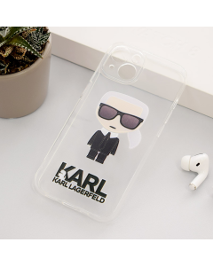 Maska za iPhone 13 Karl Lagerfeld Nanobit Print - 613307