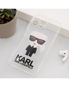 Maska za iPhone 15 Pro Max Karl Lagerfeld Nanobit Print - 613311