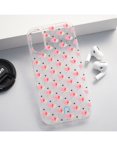 Maska za iPhone 16 Hearts Nanobit Print - 612868