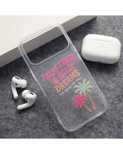 Maska za iPhone 17 Pro Palm Trees Nanobit Print - 621068