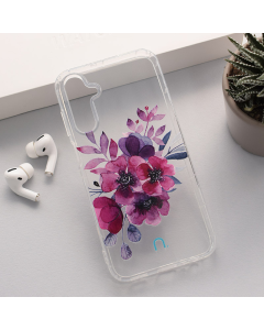 Maska za Samsung A15 4G/ A155F/ A15 5G/ A156B Flowers Nanobit Print - 611243