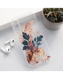 Maska za Samsung A15 4G/ A155F/ A15 5G/ A156B Golden Flower Nanobit Print - 613875