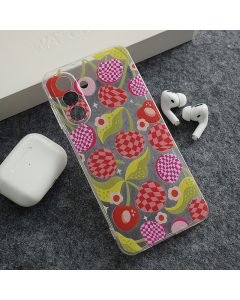 Maska za Samsung A17 5G/ A175F Checkered Cherries Nanobit Print - 621075